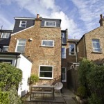 View of rooftop extension from ground level